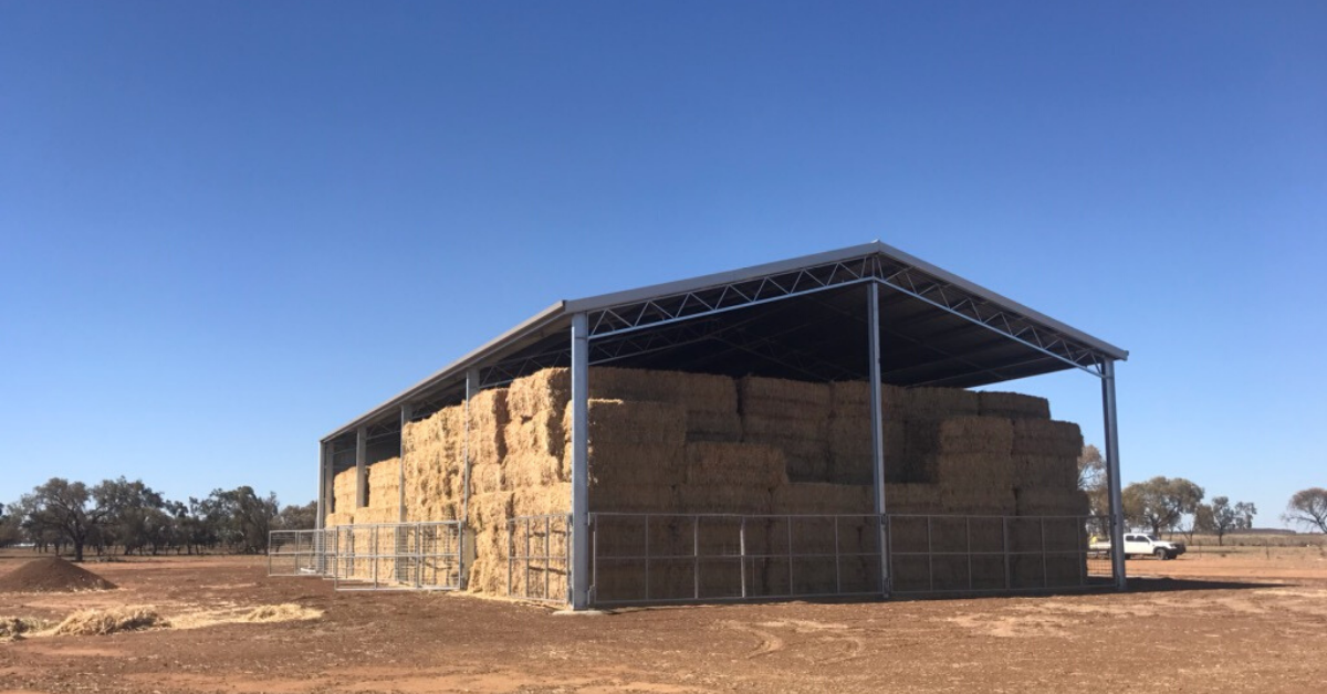 ABC Sheds hay shed